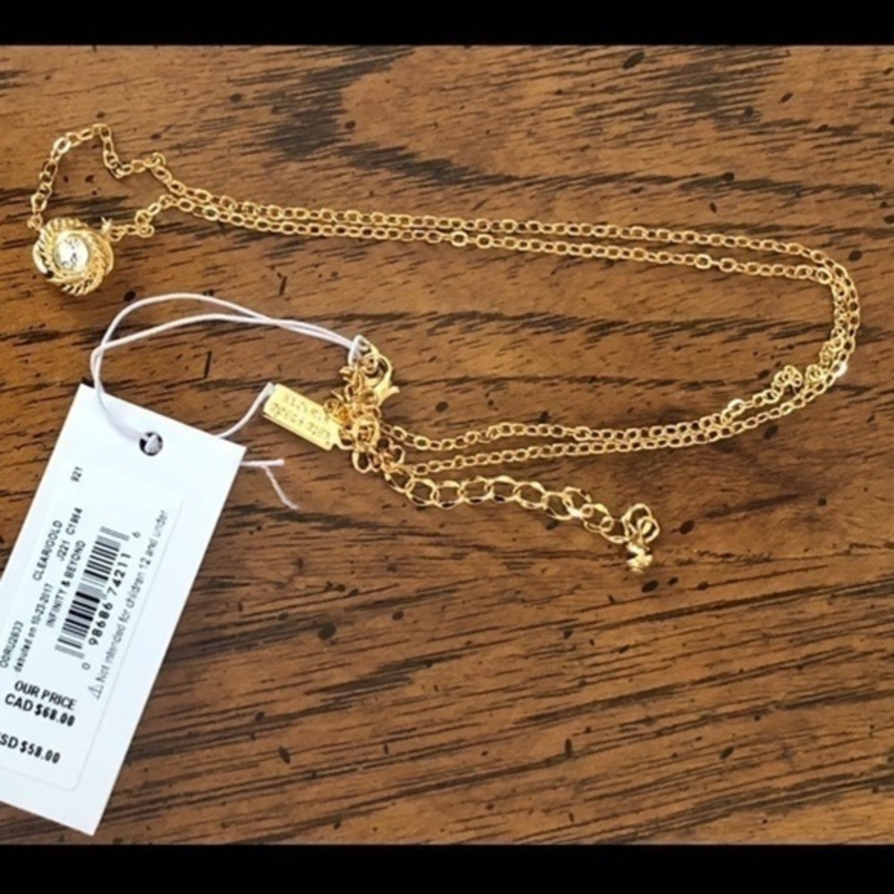 Kate Spade Infinity and Beyond Necklace BRAND NEW